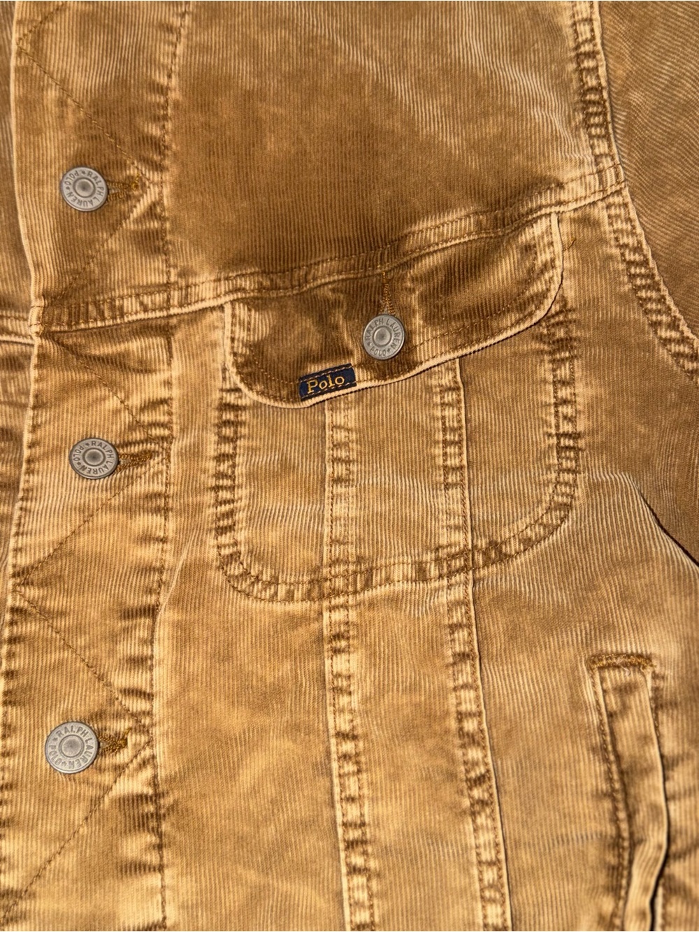Polo by Ralph Lauren Men's Light Brown Corduroy Jacket - Picture 4 of 5
